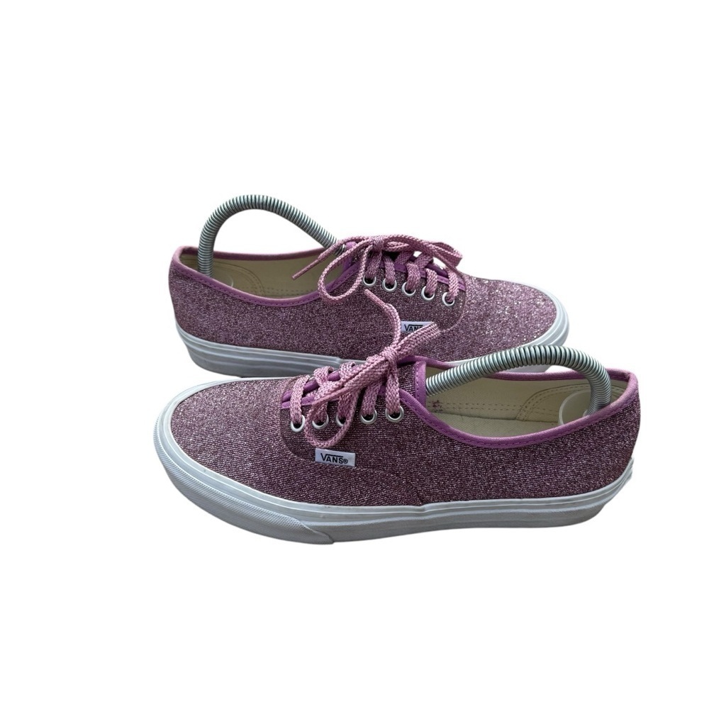 Vans Lurex Glitter Pink Sneakers Womens 8.5